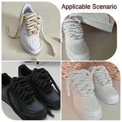 3 пакетик 3 цветов 3-слойный скрученный хлопковый шнур для макраме OCOR-CA0001-30