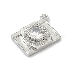 Латунные подвески из прозрачного кубического циркония&nbsp;KK-G548-08P