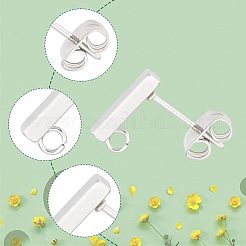 Фурнитура для сережек-гвоздиков из нержавеющей стали 304 STAS-UN0019-62P