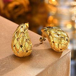 Серьга-гвоздик из нержавеющей стали 304&nbsp;PW-WGE3A18-01