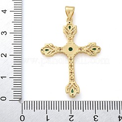 Ottone micro spianare pendenti zirconi&nbsp;KK-M319-26G-02