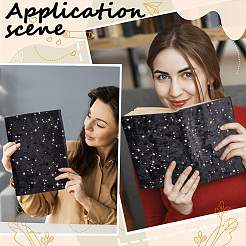 Бархатные обложки для книг в мягкой обложке AJEW-WH20120-05