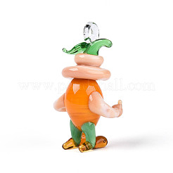 Handgefertigte Anhänger in Form von Cartoon-Zwiebeln aus Glas&nbsp;LAMP-T025-11C