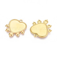 Оправы для подвесок из нержавеющей стали 304 в виде кабошонов STAS-T067-05G