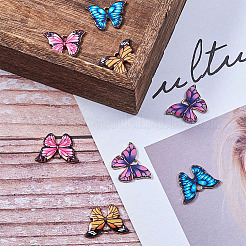 Подвески из эмалевого сплава с покрытием из легкого золота&nbsp;PALLOY-CJ0007-02