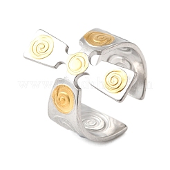 Регулируемые манжетные кольца из нержавеющей стали 304 RJEW-V011-02GP