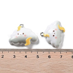 Подвески из непрозрачной смолы на тему погоды&nbsp;LS-RESI-R444-01B