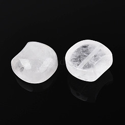Бусины из натурального кварцевого кристалла в форме головы кошки G-T144-05E
