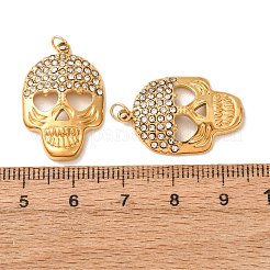 Pendentifs en strass en acier inoxydable 304&nbsp;RB-CBA9088-04G-C