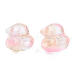 Perle di vetro verniciate a spruzzo trasparente&nbsp;GLAA-N035-023-G04