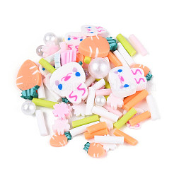 Кабошоны из полимерной глины ручной работы CLAY-N013-19