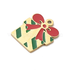 Подвески с рождественской тематикой из нержавеющей стали 304&nbsp;LS-STAS-Z164-01G-01