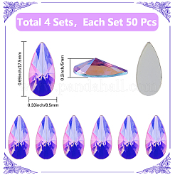 4 набор акриловых страз-кабошонов GACR-SP0001-06B