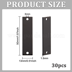 Rechteckige Verbindungsstücke aus Aluminium&nbsp;FIND-WH0126-504