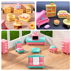 15 шт. 15 стиля миниатюрных украшений из смолы&nbsp;AJEW-TA0002-81