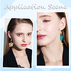 80 шт. крючки для сережек из хирургической нержавеющей стали 316 STAS-BBC0004-23