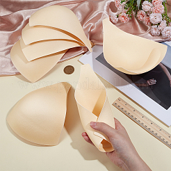Coussinets de soutien-gorge en polyester&nbsp;DIY-WH0816-072B-02