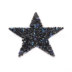 Estrella de rhinestone hotfix brillo&nbsp;DIY-WH0301-92C-01