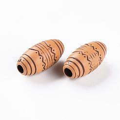Perline di acrilico finto legno&nbsp;SACR-Q186-34
