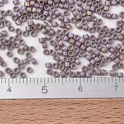 MIYUKIデリカビーズ  シリンダー  日本製シードビーズ  11/0  （db2321)マット不透明グレーズダークベージュab  1.3x1.6mm  穴：0.8mm  約2000PCS /ボトル  10 G /ボトル&nbsp;SEED-JP0008-DB2321