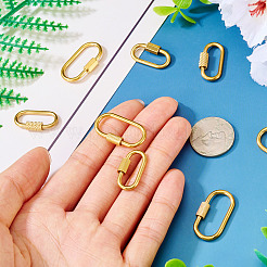 8 шт. 4 стиля подвески-карабиновые замки из нержавеющей стали 304 STAS-TA0002-90