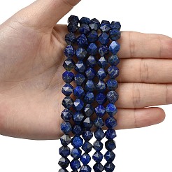 Нитки бусины из натурального ляписа-лазури G-Z119-A39-02