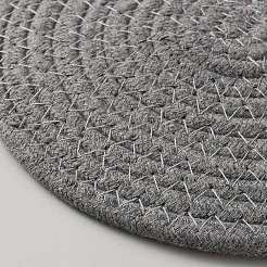 Круглые подставки из хлопчатобумажной ткани&nbsp;AJEW-WH20020-321D