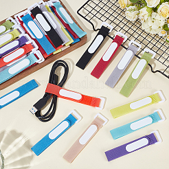 80 selbstklebender Kabelbinder aus Nylon und Polyester mit Klettverschluss&nbsp;FIND-WA0001-16