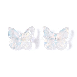 Galvanoplastie perles de verre transparentes&nbsp;EGLA-N057-03A