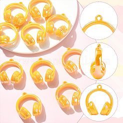 Pendenti acrilici opachi con placcatura uv&nbsp;SACR-FZC0001-001A