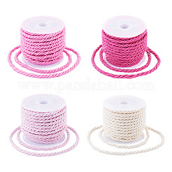 4 Rolle 4 Farben runde Polyesterschnur&nbsp;OCOR-TA0003-88D