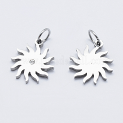 Подвески из экологически чистой хирургической нержавеющей стали 316 с микропаве из кубического циркония RB-I078-72P-NR