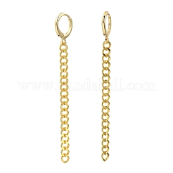 Laiton Huggie boucles d'oreilles&nbsp;EJEW-JE04257