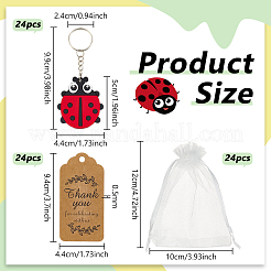 24 porte-clés en PVC&nbsp;KEYC-PH0002-29