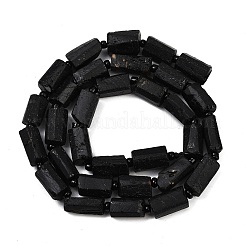 Natürliche schwarze Turmalin Perlen Stränge&nbsp;G-F715-111
