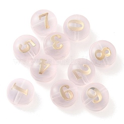 10 шт. прозрачные стеклянные бусины GLAA-Q001-02A