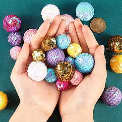 28шт 14 стиля блестящие блестящие пластиковые подвесные украшения&nbsp;FIND-SZ0001-63