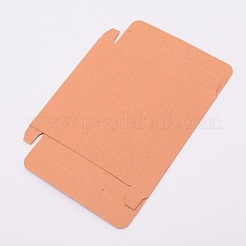 Складная творческая коробка крафт-бумаги CON-WH0073-53B