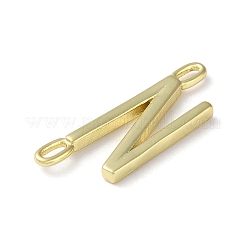 Breloques de connecteur en laiton de placage de rack&nbsp;KK-P245-07G-N
