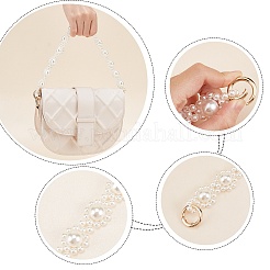 Chaîne de sac en imitation perle abs&nbsp;FIND-WH0094-69