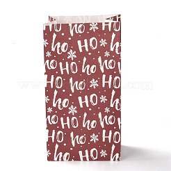 Рождественские тематические прямоугольные бумажные пакеты&nbsp;CARB-G006-01D