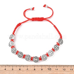 Geflochtenes Armband aus Nylonseil für Damen&nbsp;BJEW-Z156-03AS-01