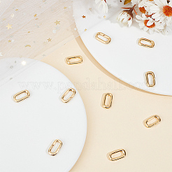 10 шт. латунные пружинные кольца-затворы KK-BBC0015-57G-02