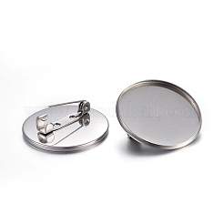 Фурнитура для броши из нержавеющей стали 304&nbsp;STAS-F191-04P-25mm