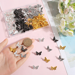 120шт бусины из сплава 4 цветов FIND-SC0011-91