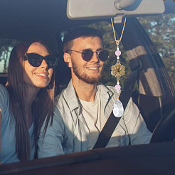 3 шт. акриловые и стеклянные подвесные украшения HJEW-DR00191