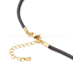 Fabrication de colliers en cordon tressé en nylon de 2.5 mm&nbsp;FIND-G095-01G-17