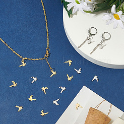 20 шт. 2-х цветные подвески из нержавеющей стали 304 STAS-AR0001-87