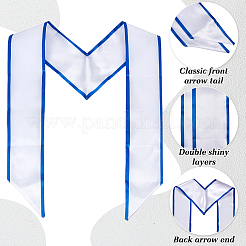2 écharpe de remise de diplôme en satin&nbsp;AJEW-MA0001-38B