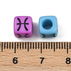 Непрозрачные акриловые бусины&nbsp;OACR-H052-03C